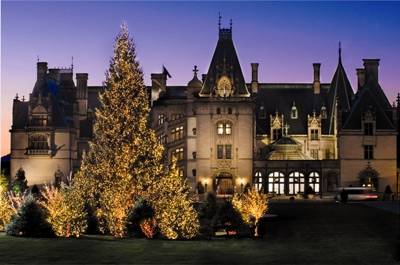 asheville, Biltmore's Annual Tree-Raising Kicks off Christmas at Biltmore